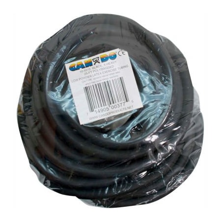 Fabrication Enterprises CanDo Low Powder Exercise Tubing, Black, 25'/Bag 1320626